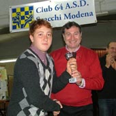 Fascia under 14 : vince Francesco Ferraguti di Modena